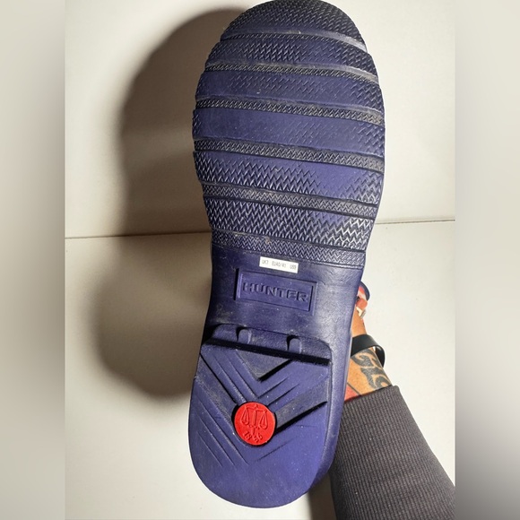 Hunter Women’s Colorful Flecktarn Camo Matte Rainboots Size 9 - Picture 8 of 14